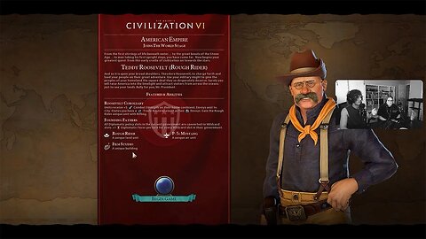 Theodore "Teddy" Roosevelt (Rough Rider) Part 1 | Sid Meier's Civilization VI
