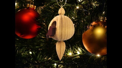 Miniature Birdhouse Ornament, Handmade from Select Grade Hardwoods