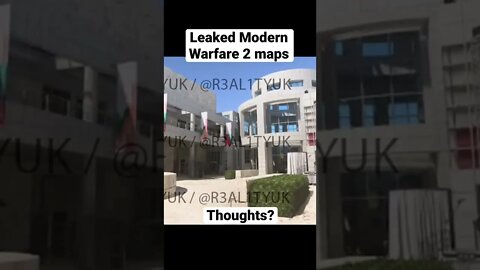 #shorts Possibly leaked Modern Warfare 2 Maps? Via Warzone Mobile