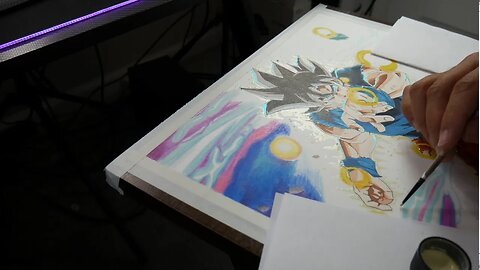 Goku Ultra Instinct Live Drawing with ARTOFKICKZ