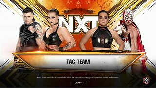 NXT Heatwave 2023 Rhea Ripley & Dominik Mysterio vs Lyra Valkyrie & Dragon Lee