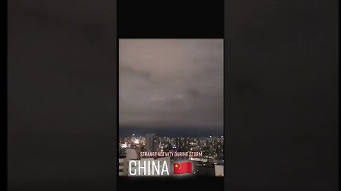 Strange Sky Phenomena during Storm in China 🛸 UAP 🛸 Light Patterns UFO Disclosure