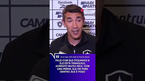 🔥🚨PREOCUPANTE? LAGE, TÉCNICO DO BOTAFOGO, FALA SOBRE A LESÃO DE TIQUINHO. #botafogo #tiquinho