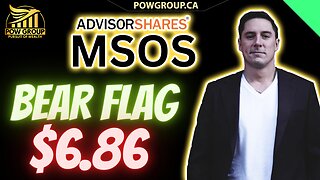 MSOS Targeting $6.86 After Daily Bear Flag Confirms, MSOS ETF Technical Analysis