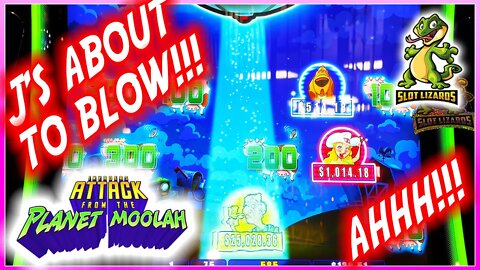 J IS ABOUT TO BLOW! Invaders Attack From the Planet Moolah Slot WHY DO YOU HATE MOOLAH?