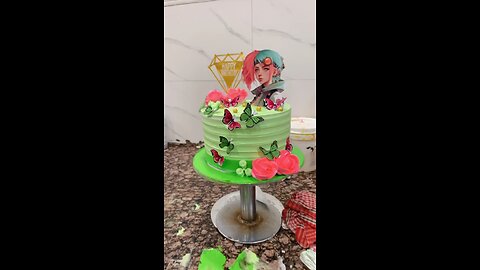 Butterfly Cake Decoration | Cake Decorating ideas 😍🎂 #shorts #cake