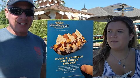 Is This Ghirardelli Sundae Worth The Hefty Price Tag? | Disney Springs | Walt Disney World 2023 |