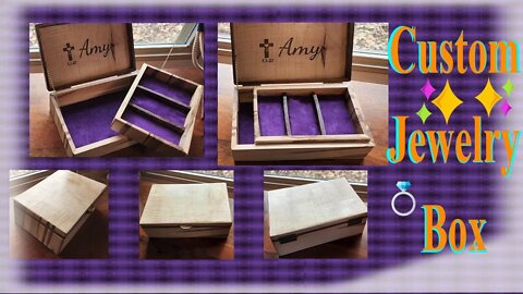 Curly ambrosia maple Jewelry box