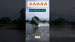 Wheeling on boat is crazy!!! #shorts #short #viral #subscribe #reels