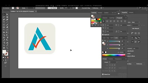 Illustrator Logo Design Tutorial | watch full video visit my YouTube
