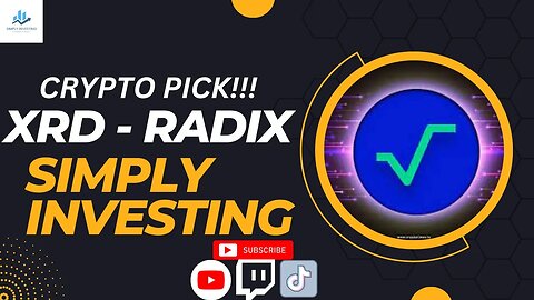 Radix XRD token - CRYPTO PICK #crypto #investing #cryptocurrency