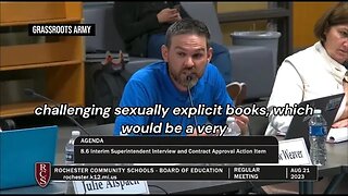 School Board Member DRILLS Interim Superintendent Over His Word Salad Regarding Banning Books