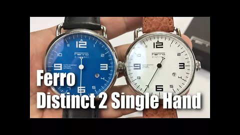 Ferro Distinct 2 white single hand Japan Automatic Movement Watch Review