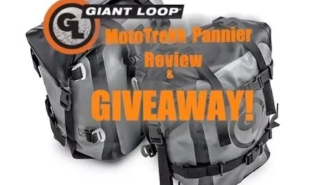 GiantLoop MotoTrekk Panniers Review and GIVEAWAY!