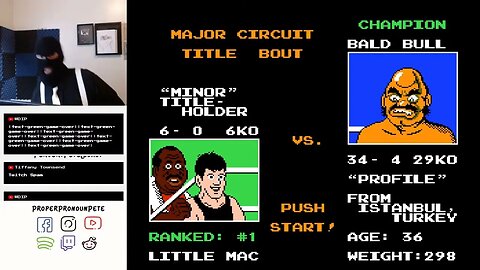 Mike Tyson's Punch Out FAIL | Pervert Rages Like A Bitch After Losing To Bald Bull
