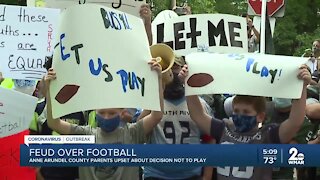 Anne Arundel County parents upset about decision not to play recreation football