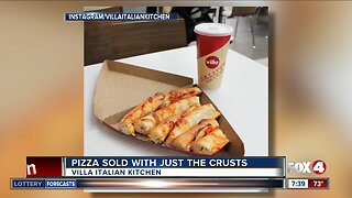 Pizza chain selling 'just the crusts'