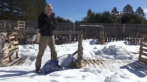 Digging Out From Snow And Getting Back To Work On The Homestead