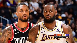 Portland Trail Blazers vs Los Angeles Lakers - Full Game Highlights - October 23, 2022 NBA Season