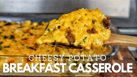 Cheesy Potatoes Breakfast Casserole
