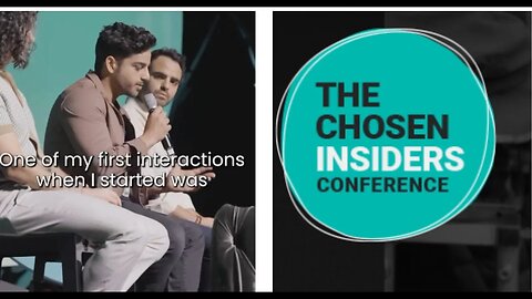 Paras Patel aka our Matthew at the Chosen Insiders Conference touching moment with him- new video