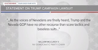 NV Dems respond to Trump campaign's lawsuit threat on voter fraud