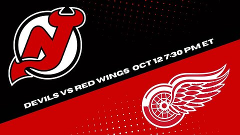 Detroit Red Wings vs New Jersey Devils Prediction, Pick and Odds | NHL Hockey Pick for 10/12