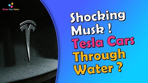 Shocking Musk! Tesla Cars That Can Drive Through Water Level