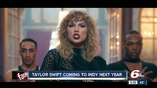 Taylor Swift coming to Indianapolis for September 2018 concert