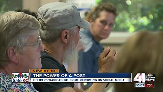Officers warn about crime reporting on social media