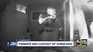 Parents win custody of three kids