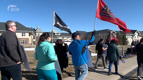 AUPE Rally Lethbridge | Thursday, March 23, 2023 | Angela Stewart | Bridge City News