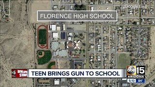 Student arrested for having gun on campus at Florence High School