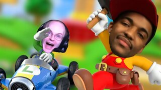 Mew2king BULLIES Dark Wizzy in Mario Maker 2 Mario Kart