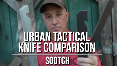 Urban Tactical Knife Comparison - BK-3, Ontario SP-8, Ontario QAB & Camillus Carnivore