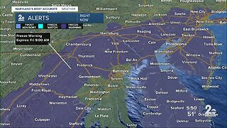 Freeze Warnings Issued