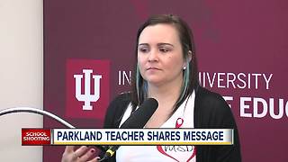 Parkland teacher shares message to college students studying to be teachers