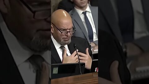 John Fetterman Incoherently Mumbling During Senate Hearing #shorts