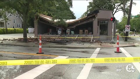 Pinball Shoppe in North Olmsted collapses during night of storms