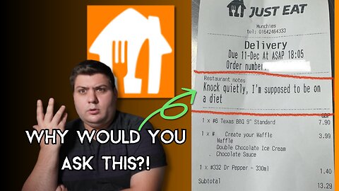 Grubhub Driver EXPOSED Customer on Diet for THIS Request! - Doordash UberEats