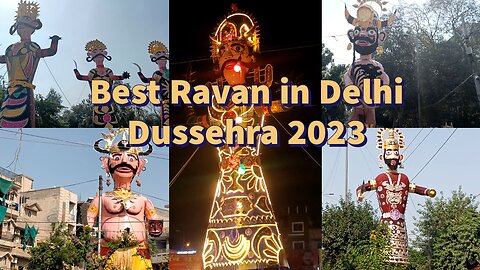 Best Ravan In Delhi with Location 2023 👹 | Dussehra 2023 | Ravan Details with Location | #dussehra