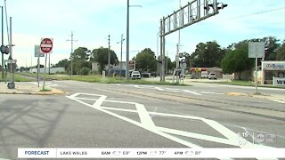 Dynamic envelopes being installed at some Pinellas County railroad crossings