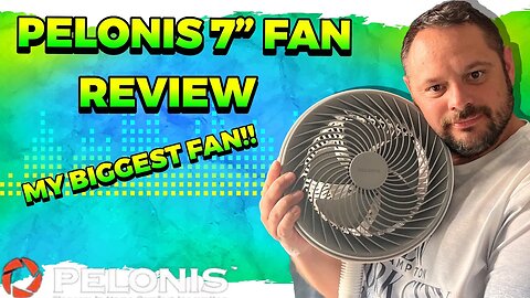 Pelonis 7'' Air Circulating Fan Review by Midea