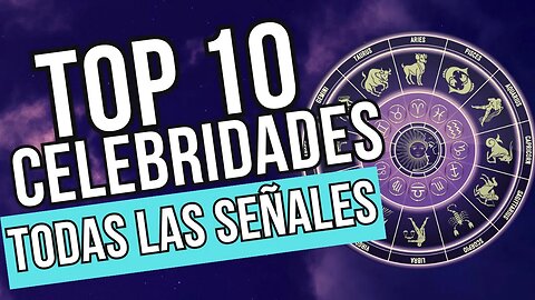 La Astrología se Encuentra con Hollywood: Top 10 de Celebridades para Cada Signo del Zodiaco! #top10