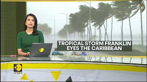 Storm Franklin makes landfall with heavy rain & floods WION Climate Tracker