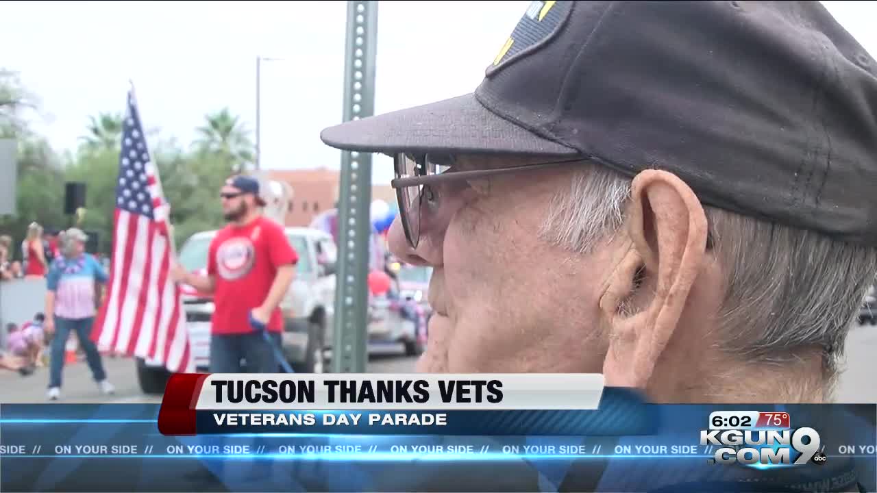 Veterans Day Parade rolls through downtown Tucson