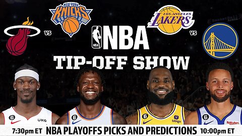 NBA Playoff Predictions, Picks and Odds Today | Heat vs Knicks | Warriors vs Lakers | May 2