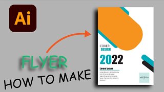 How to make a Business Flyer Template Graphic Design Adobe Illustrator cc 2022 #short