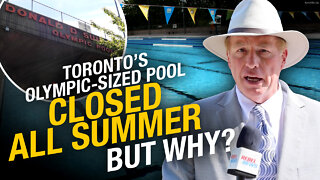 Why has Toronto’s Olympic-sized swimming pool been closed all summer long?