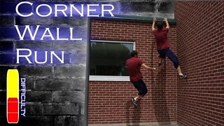 How to CORNER WALL RUN - Parkour Tutorial